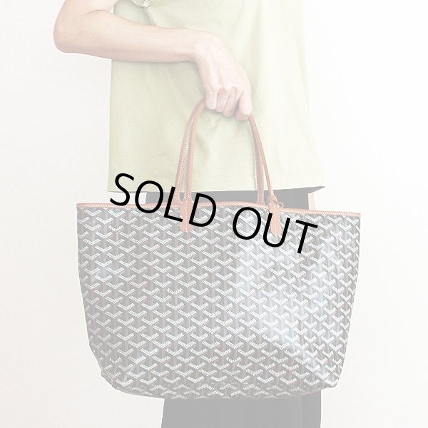 ゴヤール　サンルイPM ノワール／ナチュラル　持ったイメージ