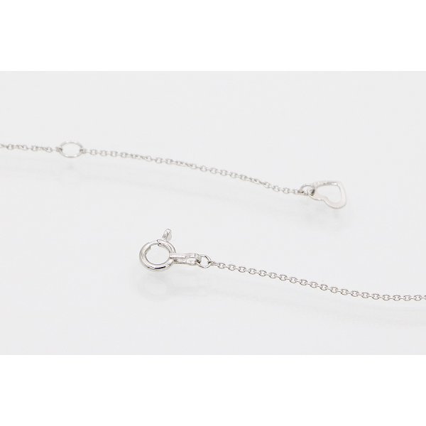 PT999/850 ダイアイリペンダントネックレス 0.28ct 2.90g　留め具外したイメージ(2)