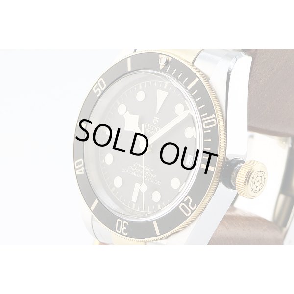 チューダー　ヘリテージ　ブラックベイ　７９７３３Ｎ　１９５０９９８　黒文字盤　サイド拡大