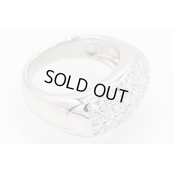 タサキ　PT900 ダイアイリリング 0.72ct 11.50g