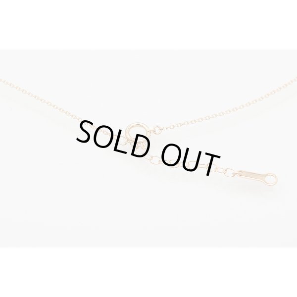 タサキ　K18PG ダイアイリペンダントネックレス 0.02ct 4.10g　留め具