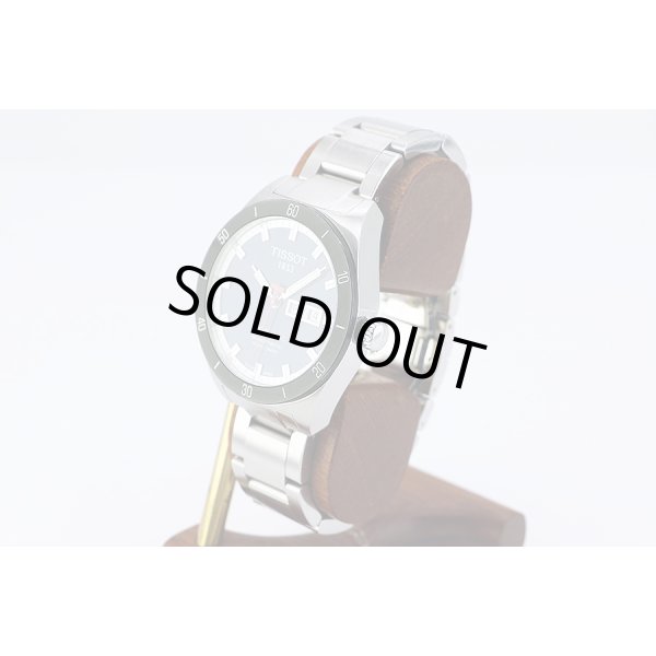 ティソ　Ｔスポーツ　ＰＲ５１６Ｓ　青文字盤　サイド