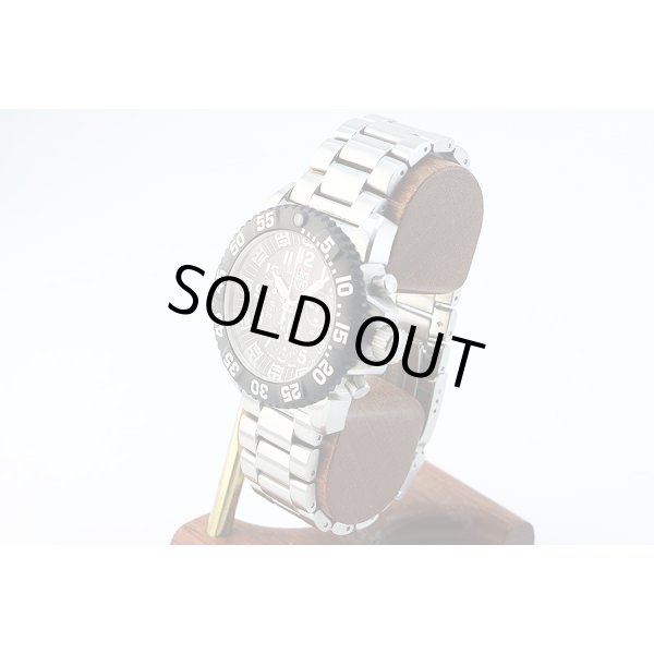 ルミノックス　３１８０　クロノグラフ　黒文字盤　サイド