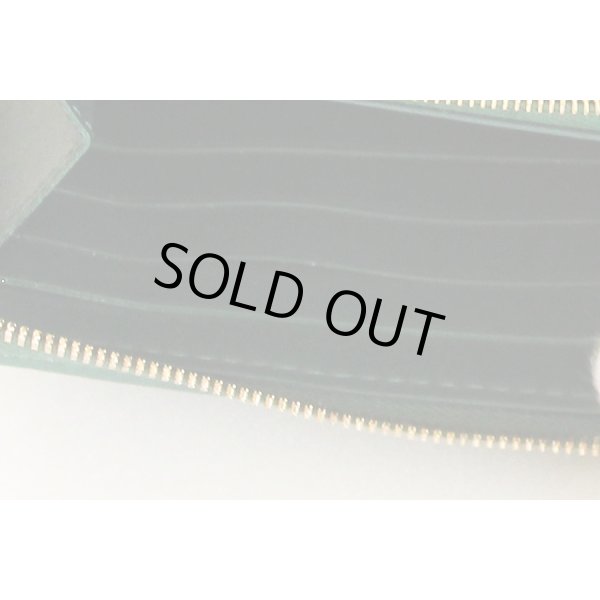 ボッテガヴェネタ　カセット ジップアラウンドウォレット ダークグリーン　カードケース