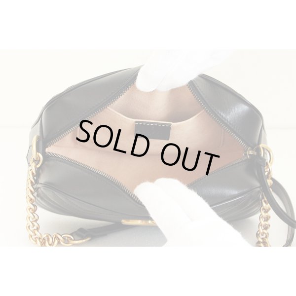 グッチ　GGマーモント　キルティング スモール　ショルダーバック　447632 204991 ブラック　中身