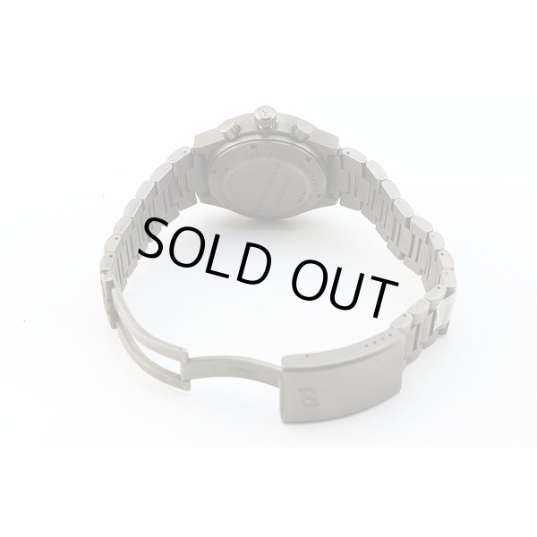 ポルシェデザインｂｙエテルナ　クロノグラフ　Ｐ５６１０　黒文字盤　チタンブレス