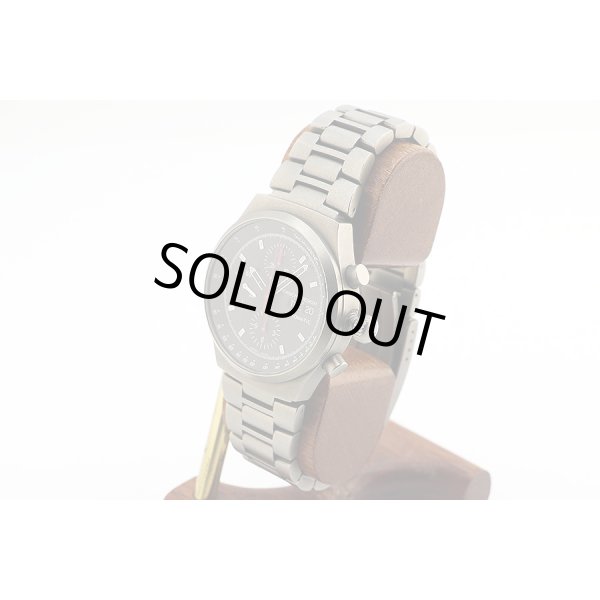 ポルシェデザインｂｙエテルナ　クロノグラフ　Ｐ５６１０　黒文字盤　サイド