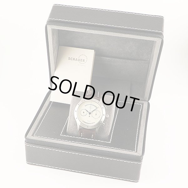 シャウアー　エディション１２　クロノ　ＫＵＬＩＳＳＥ　Ｎｏ３６０　白文字盤　箱・保証書