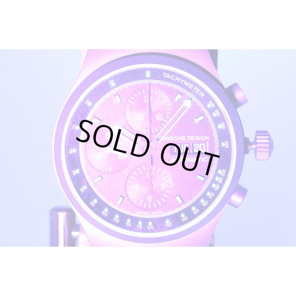 ポルシェデザインｂｙエテルナ　クロノグラフ　Ｐ５６１０　黒文字盤　ライト