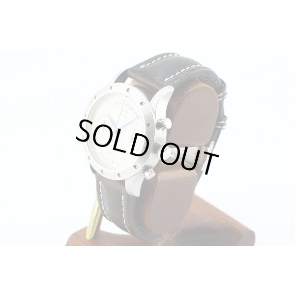 シャウアー　エディション１２　クロノ　ＫＵＬＩＳＳＥ　Ｎｏ３６０　白文字盤　サイド