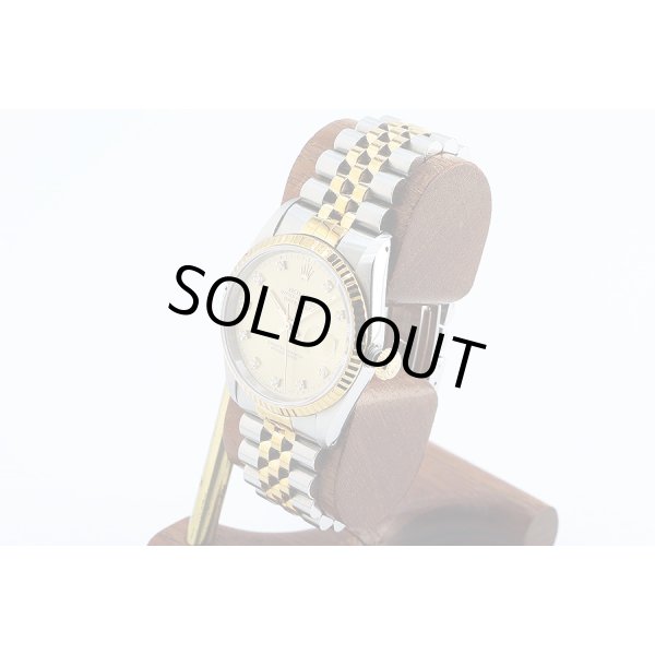 ロレックス　１６２３３Ｇ　金文字盤　旧１０Ｐ　横穴　Ｘ番　サイド