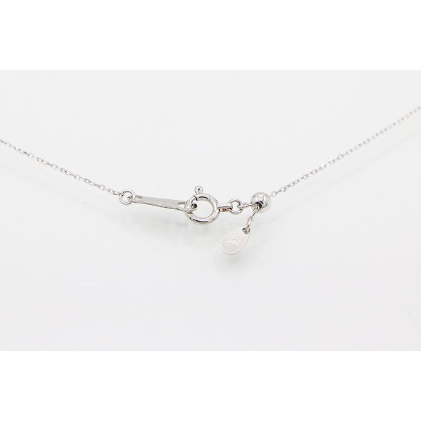 ヴァンドーム　PT950/850 ダイアイリペンダントネックレス 0.088ct 0.10ct 2.30g　留め具