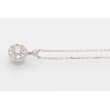 ヴァンドーム　PT950/850 ダイアイリペンダントネックレス 0.088ct 0.10ct 2.30g　サイド