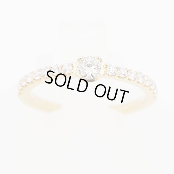 スタージュエリー　K18 ダイアイリリング 0.30ct 1.90g