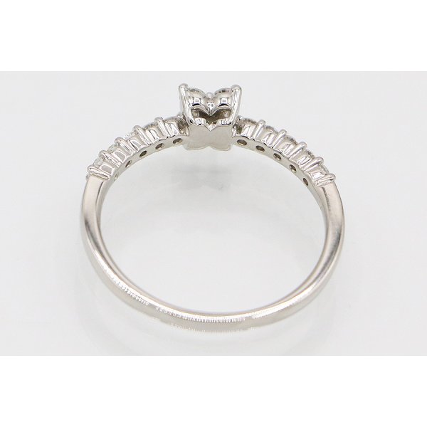 ヴァンドーム　PT950 ダイアイリリング 0.37ct 3.10g　内側