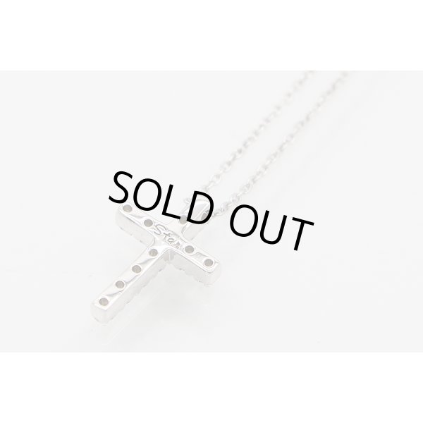 スタージュエリー　K18WG ダイアイリペンダントネックレス 0.11ct 2.80g　裏面