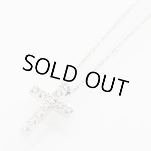 画像: スタージュエリー　K18WG ダイアイリペンダントネックレス 0.11ct 2.80g