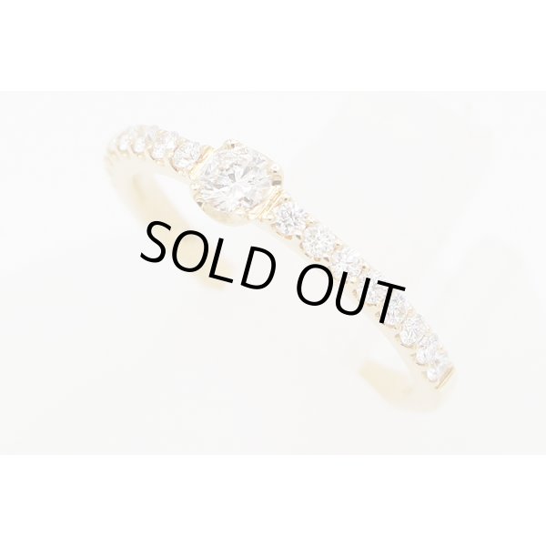 スタージュエリー　K18 ダイアイリリング 0.30ct 1.90g　サイド