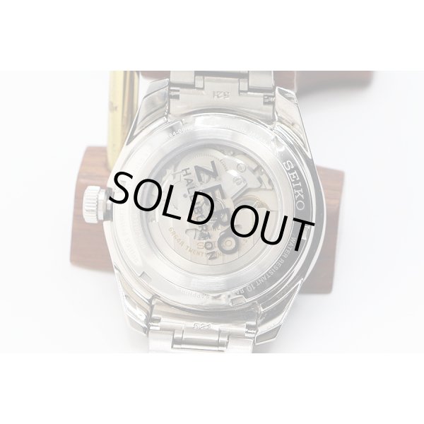 セイコー　プレサージュ　ＳＡＲＦ０１７　ＧＭＴ 白文字盤　ゼロハリ限定　裏面拡大