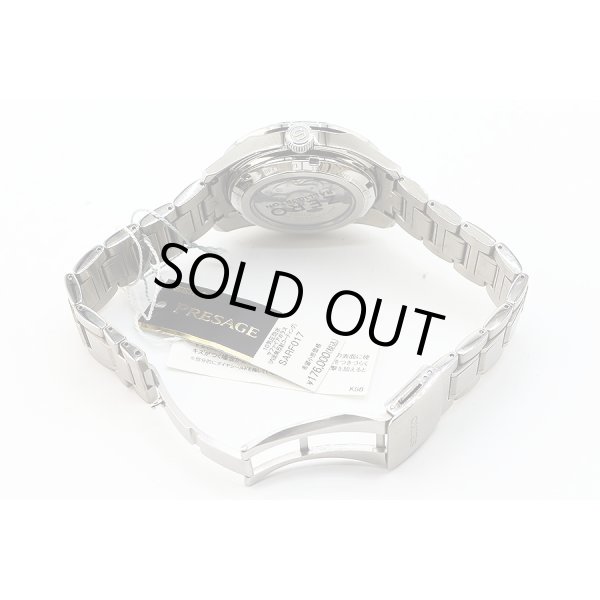 セイコー　プレサージュ　ＳＡＲＦ０１７　ＧＭＴ 白文字盤　ゼロハリ限定　ブレス