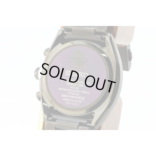 セイコー　アストロン　ＳＢＸＹ０１９　８Ｂ６３－０ＢＡ０　黒文字盤　裏面拡大