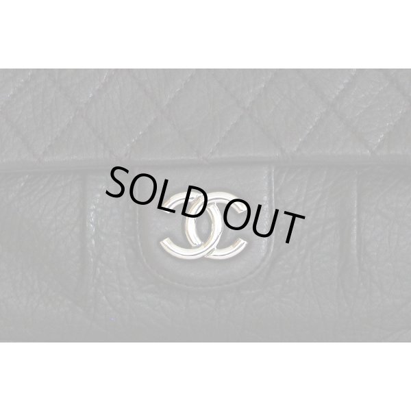 シャネル マトラッセ ワンショルダーバック ダークパープル／SIV金具　拡大