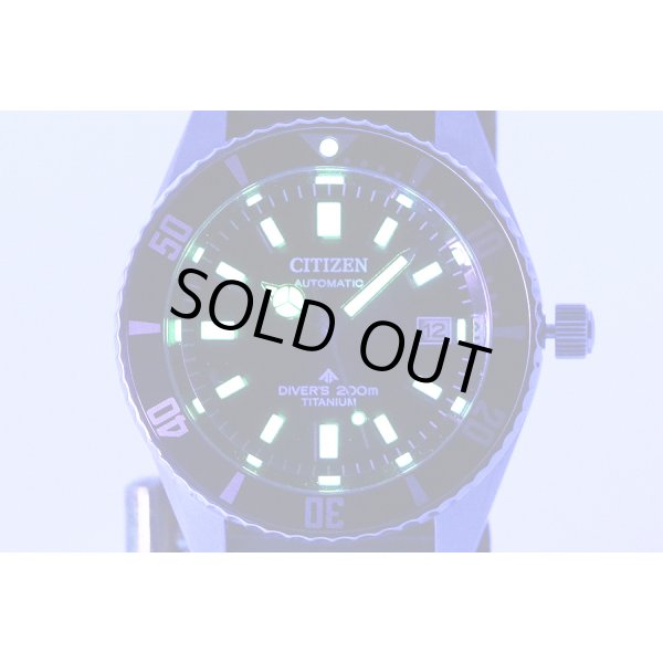 シチズン　メカニカルダイバー　ＮＢ６０２１－１７Ｅ　黒文字盤　ライト