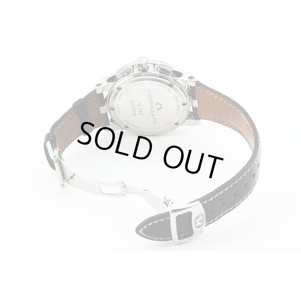 シチズン　カンパノラＣＴＹ５７－１０７１　ムーンフェイス銀文字盤（一部シェル）　革ベルト