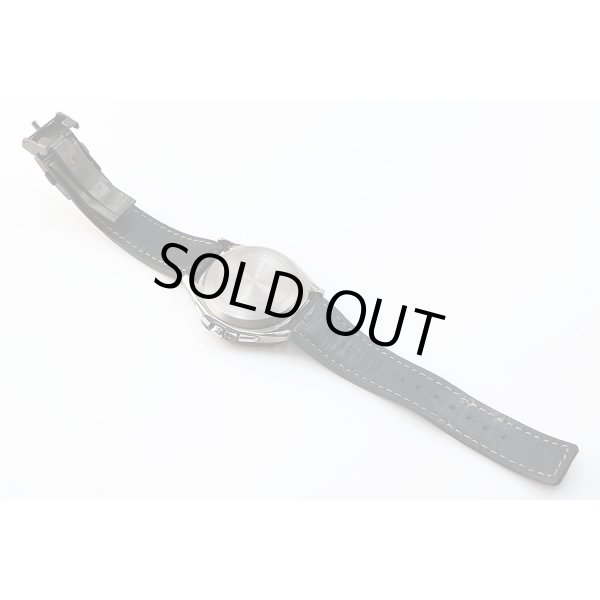 シチズン　サテライトウェーブ　ＣＣ９０１５－０３Ｅ　黒文字盤　革ベルト状態　裏面