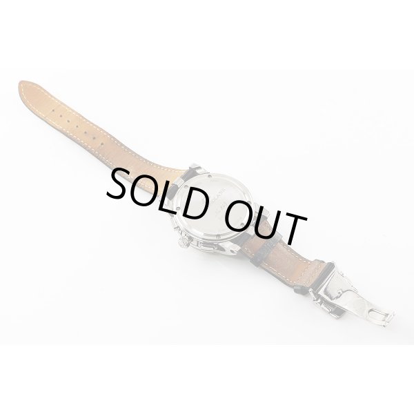 シチズン　カンパノラＣＴＹ５７－１０７１　ムーンフェイス銀文字盤（一部シェル）　革ベルト状態　裏面