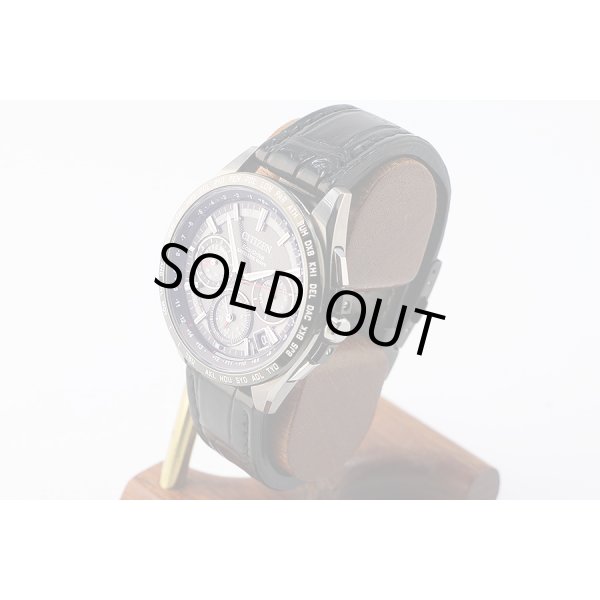 シチズン　サテライトウェーブ　ＣＣ９０１５－０３Ｅ　黒文字盤　サイド