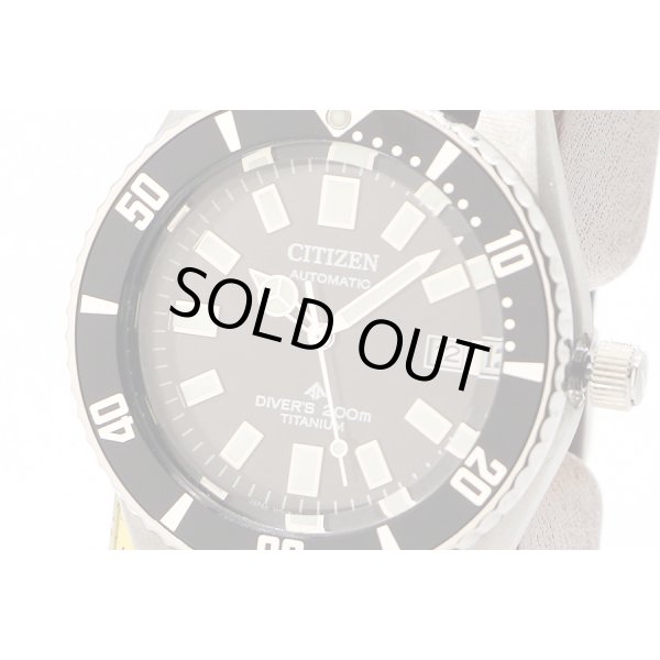 シチズン　メカニカルダイバー　ＮＢ６０２１－１７Ｅ　黒文字盤　表面