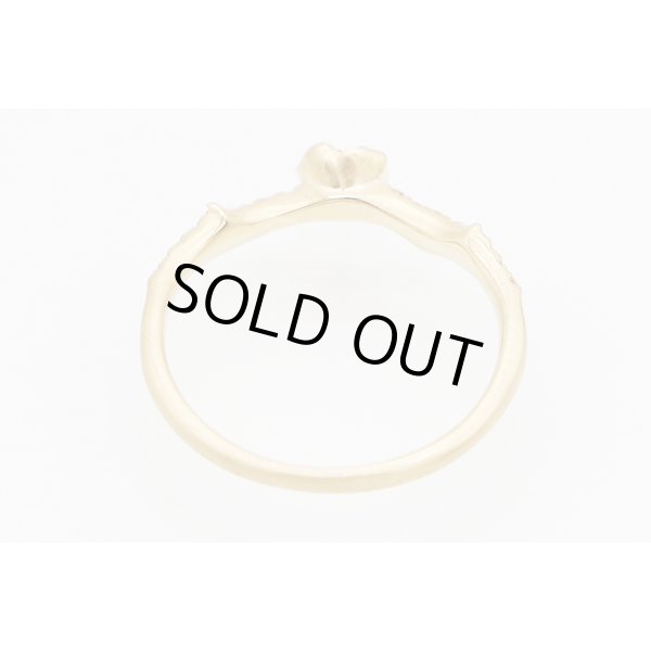 セイレーン　アズーロ K18 ダイアイリリング 0.15ct 0.01ct 1.90g　内側