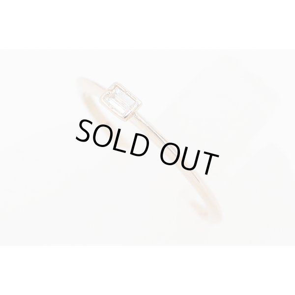 アーカー　K18PG ダイアイリリング0.03ct 1.00g　サイド