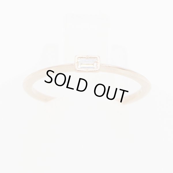 アーカー　K18PG ダイアイリリング0.03ct 1.00g