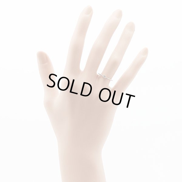 アーカー　K18PG ダイアイリリング0.03ct 1.00g　装着イメージ