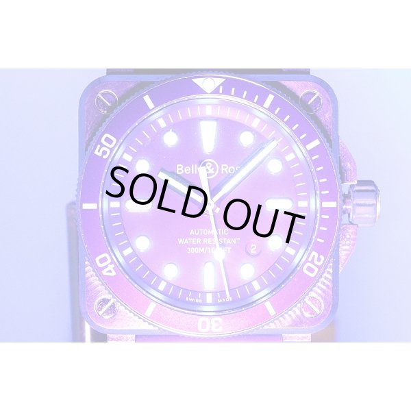 ベル＆ロス　アビエーション　ＢＲ０３－９２　ＤＩＶＥＲ　紺文字盤　ライト