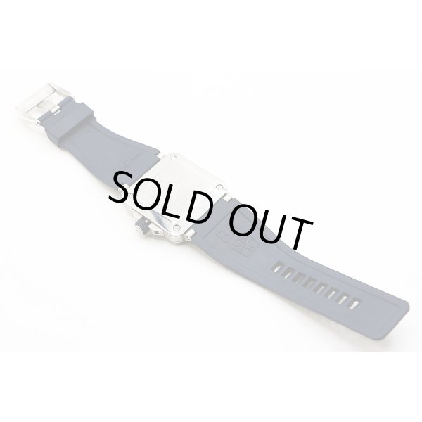 ベル＆ロス　アビエーション　ＢＲ０３－９２　ＤＩＶＥＲ　紺文字盤　ラバーベルト状態　裏面