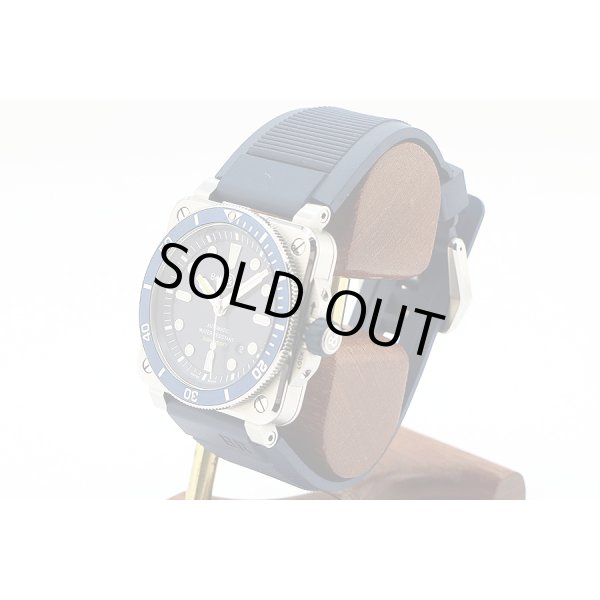 ベル＆ロス　アビエーション　ＢＲ０３－９２　ＤＩＶＥＲ　紺文字盤　サイド