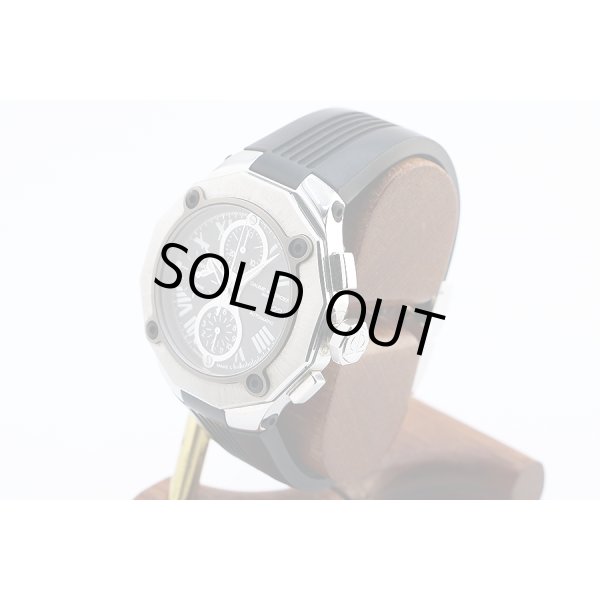 ボーム＆メルシエ　リビエラＳマグナム　クロノグラフ　ＭＯＡ０８７５５　黒文字盤　サイド