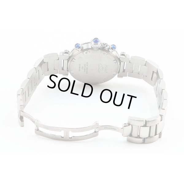 カルティエ　パシャ　クロノリフレックス　グレー文字盤　ブレス