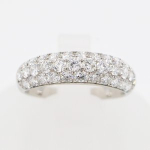 画像: PT950 ダイアイリリング 2.00ct 5.30g