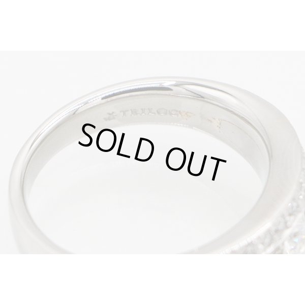 PT900 ダイアイリリング 0.70ct 9.90g　刻印(2)