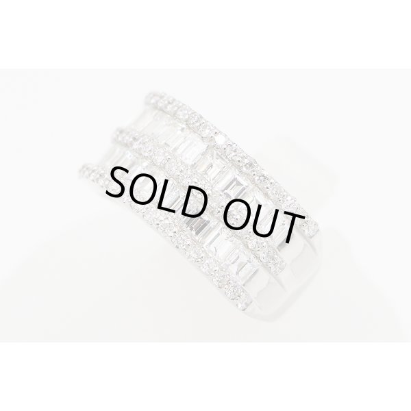 PT900 ダイアイリリング 2.48ct 9.10g　サイド