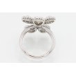 K18WG ダイアイリリング 0.55ct 0.77ct 6.00g　内側