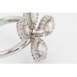 K18WG ダイアイリリング 0.55ct 0.77ct 6.00g　サイド拡大