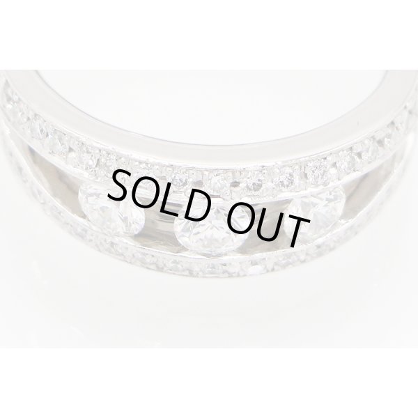 PT900 ダイアイリリング 0.70ct 9.90g　拡大