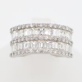 画像: PT900 ダイアイリリング 2.48ct 9.10g