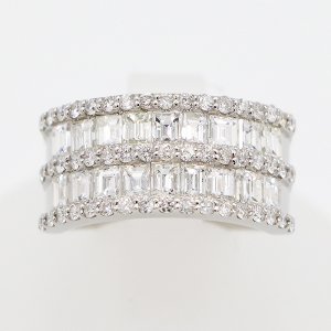 画像: PT900 ダイアイリリング 2.48ct 9.10g