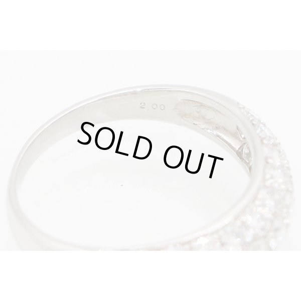 PT950 ダイアイリリング 2.00ct 5.30g　刻印(2)